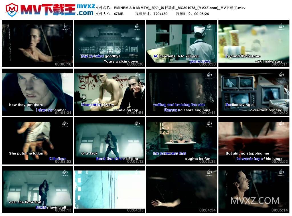 EMINEM-3 A M(MTV)_英语_流行歌曲_MC801078